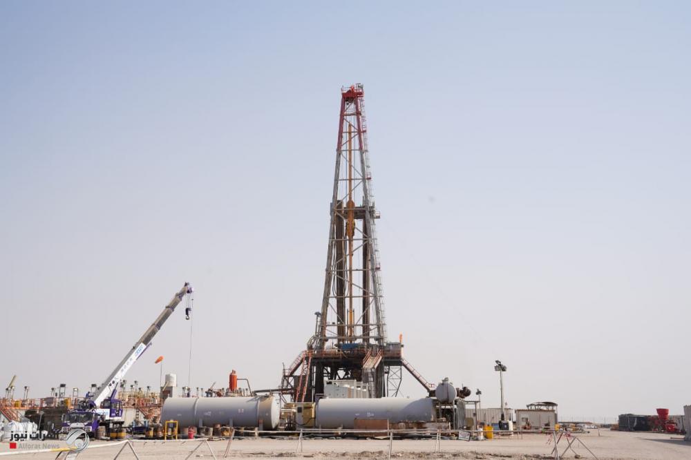 حفر بئر نفطي جديد في حقل مجنون