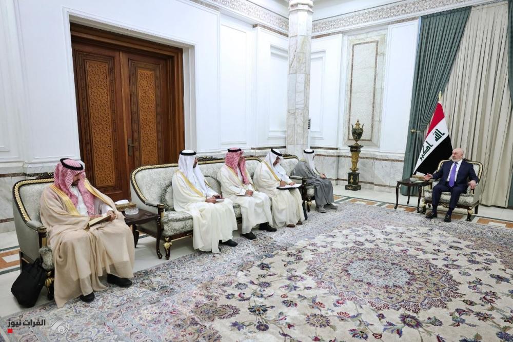 رئيس الجمهورية لوفد مجلس التعاون الخليجي: أمن العراق ودول الخليج مترابط ويكمل أحدهما الآخر