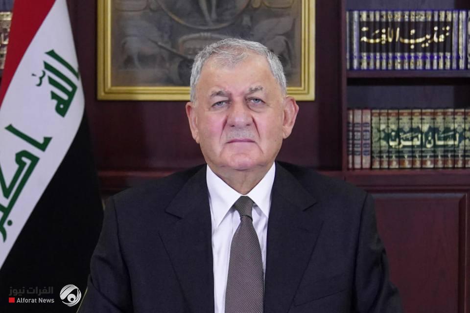 رئيس الجمهورية: الاعتداء على منزل بارزاني تجاوز خطير يهدد أمن واستقرار البلاد