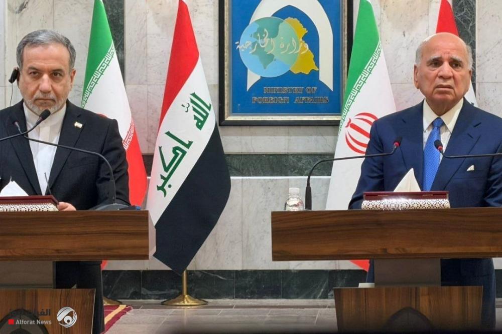 في مؤتمر مع عراقجي.. حسين: غلق مضيق هرمز كان سبباً في عدم تصدير النفط العراقي