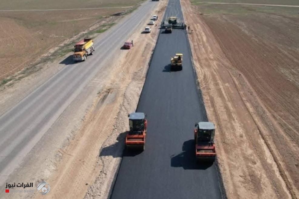 الإعمار: إنجاز 81% من أعمال الممر الثاني لطريق (موصل – كركوك)