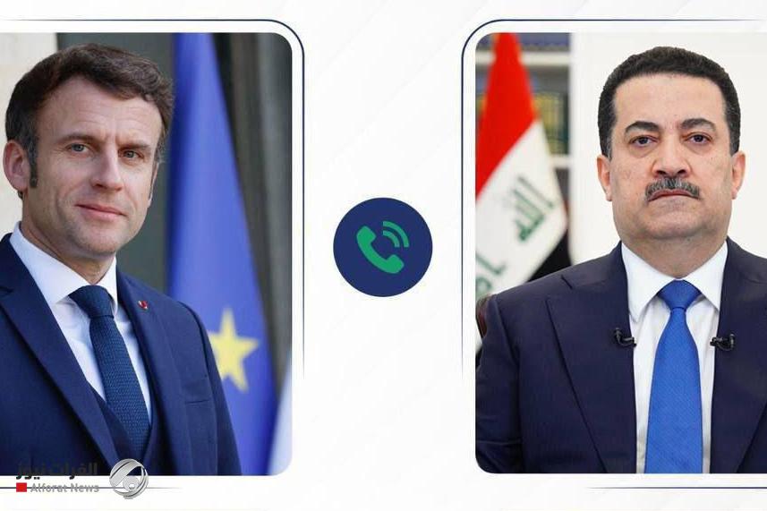 السوداني وماكرون يدينان انتهاك سيادة العراق والاعتداء على قواته الأمنية
