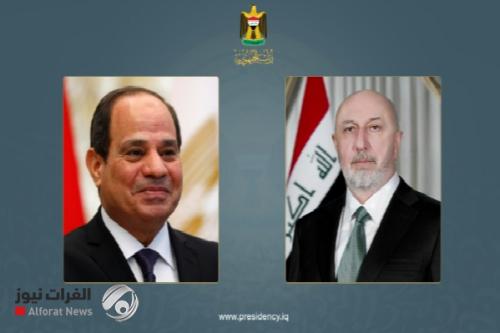 السيسي يؤكد لرئيس الجمهورية ضرورة توحيد الجهود لمواجهة التحديات