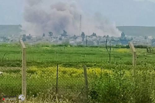 بالفيديو.. الحشد الشعبي: تعرض مقر للحشد لاعتداء صهيو امريكي جنوب الموصل