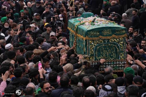 بالفيديو والصور.. تشييع النَّعش الرمزي للإمام الكاظم عليه السلام