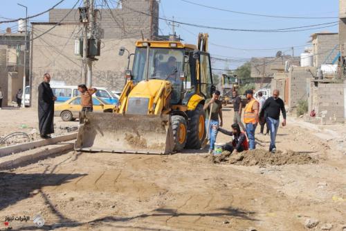 الجهد الخدمي يباشر 5 مشاريع جديدة في بلدية الشعب ويعتمد العمل الليلي خلال رمضان