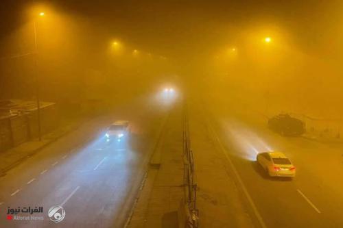 المرور توجه تحذيراً للسائقين بسبب العاصفة الترابية