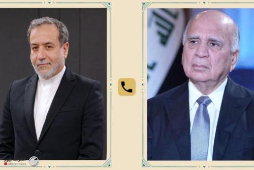 وزير الخارجية يؤكد لنظيره الايراني دعم العراق الكامل للعملية التفاوضية بين طهران وواشنطن