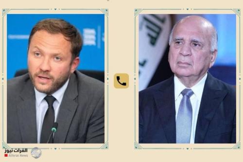 وزير الخارجية لنظيره الإستوني: العراق ليس طرفاً في الحرب
