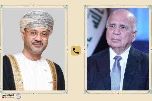 الخارجية العراقية والعمانية تتفقان على تكثيف الجهود الدبلوماسية لإنهاء الحرب في المنطقة