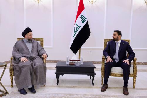 السيد عمار الحكيم يطالب الزيدي بالإسراع في تسمية الوزراء للحقائب الشاغرة
