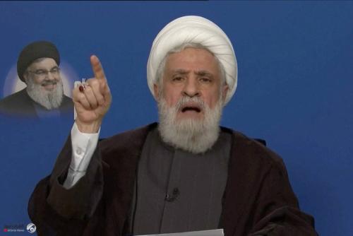 الشيخ قاسم: أي وقف لإطلاق النار تحت عنوان وقف العدوان الشامل نلتزم فيه إذا حصل