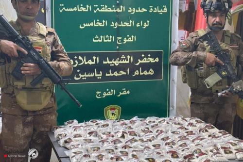 احباط تهريب (489) ألف حبة مخدرة عبر بالونات هوائية في الأنبار