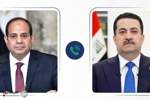 السوداني والسيسي يشددان على ضرورة تعزيز التنسيق العربي لمواجهة التحديات