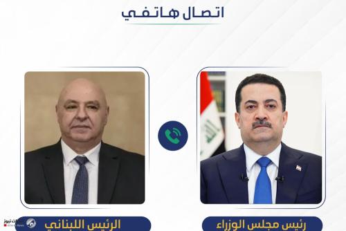 السوداني للرئيس اللبناني: استمرار الانتهاكات يشكل تهديداً خطيراً على استقرار المنطقة
