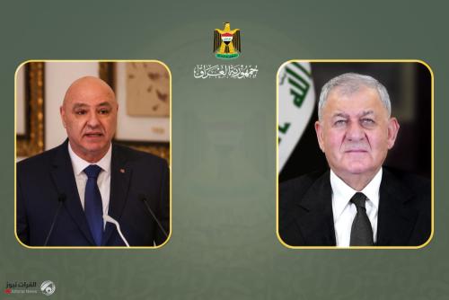 رئيسا العراق ولبنان يؤكدان ضرورة وقف العمليات العسكرية والحوار الدبلوماسي