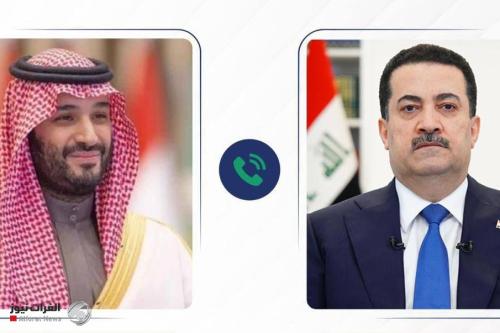 السوداني لولي العهد السعودي: العراق يرفض أن تكون أراضيه منصة لاستهداف أي دولة